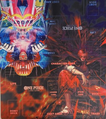 One Piece 2-Player Playmat Shanks & Buggy UNUSED