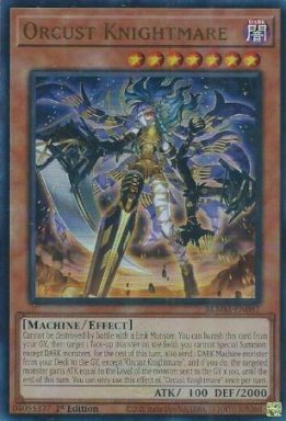 Orcust Knightmare - BLMM-EN087 - Ultra Rare 1st Edition