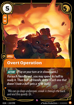 Overt Operation - 153/298 - Rare