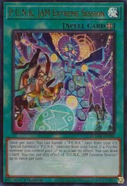 P.U.N.K. JAM Extreme Session - BLMM-EN080 - Ultra Rare 1st Edition