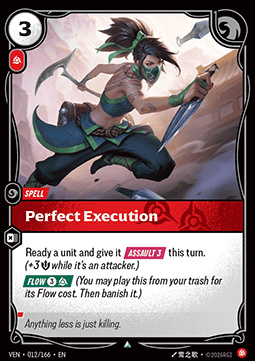 Perfect Execution - 012/166 - Uncommon