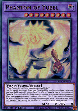 Phantom of Yubel - MAMO-EN075 - Ultra Rare 1st Edition