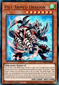 Pile Armed Dragon - MP25-EN289 - Ultra Rare 1st Edition