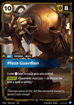 Plaza Guardian - 064/166 - Rare