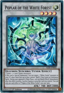 Poplar of the White Forest - ALIN-EN041 - Super Rare 1st Edition