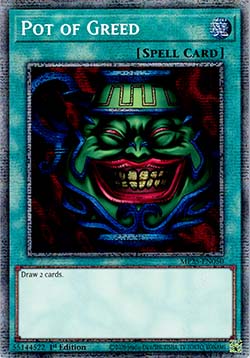 Pot of Greed - MP25-EN050 - Starlight Rare 1st Edition