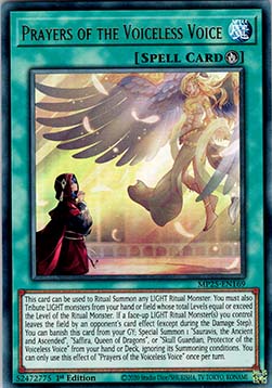 Prayers of the Voiceless Voice - MP25-EN169 - Ultra Rare 1st Edition