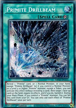 Primite Drillbeam - MP25-EN115 - Prismatic Secret Rare 1st Edition