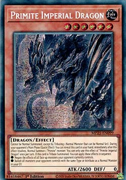 Primite Imperial Dragon - MP25-EN099 - Prismatic Secret Rare 1st Edition