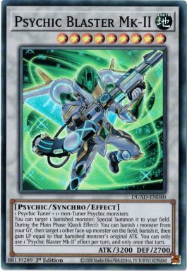 Psychic Blaster Mk-II - DUAD-EN040 - Super Rare 1st Edition