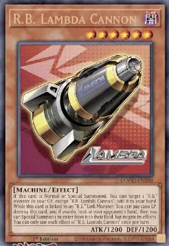 R.B. Lambda Cannon - DOOD-EN090 - Ultra Rare 1st Edition
