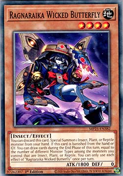 Ragnaraika Wicked Butterfly - MP25-EN382 - Commom 1st Edition