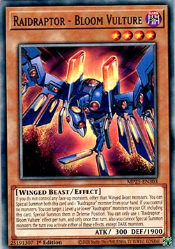 Raidraptor - Bloom Vulture - MP25-EN303 - Commom 1st Edition
