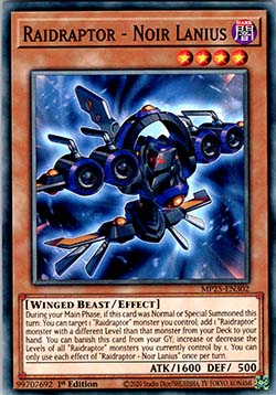 Raidraptor - Noir Lanius - MP25-EN302 - Commom 1st Edition