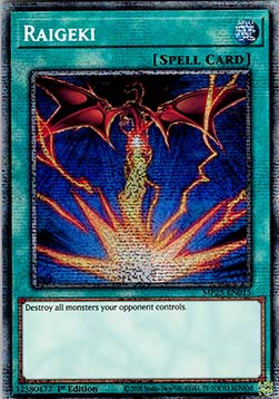 Raigeki - MP25-EN015 - Starlight Rare 1st Edition