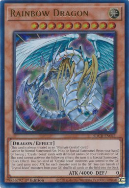 Rainbow Dragon - SDCB-EN041 - Ultra Rare 1st Edition - Yu-Gi-Wang