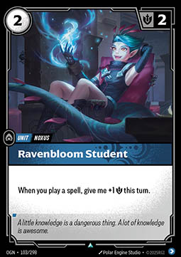 Ravenbloom Student - 103/298 - Uncommon