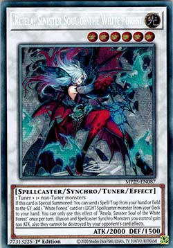 Rciela, Sinister Soul of the White Forest - MP25-EN087 - Prismatic Secret Rare 1st Edition