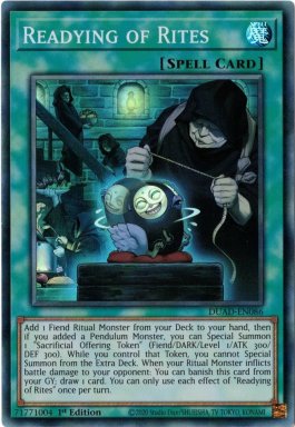 Readying of Rites - DUAD-EN086 - Super Rare 1st Edition