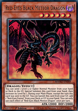 Red-Eyes Black Meteor Dragon - MAMO-EN049 - Ultra Rare 1st Edition