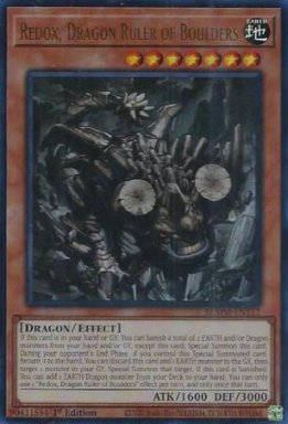 Redox, Dragon Ruler of Boulders - BLMM-EN117 - Ultra Rare 1st Edition