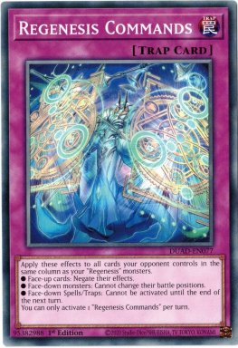 Regenesis Commands - DUAD-EN077 - Common 1st Edition