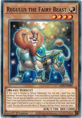 Regulus the Fairy Beast - ALIN-EN006 - Common 1st Edition
