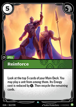 Reinforce - 062/298 - Uncommon
