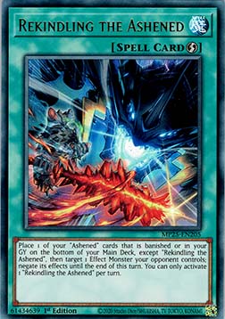 Rekindling the Ashened - MP25-EN205 - Ultra Rare 1st Edition