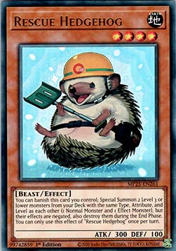 Rescue Hedgehog - MP25-EN261 - Ultra Rare 1st Edition