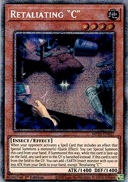 Retaliating "C" - MP25-EN027 - Starlight Rare 1st Edition