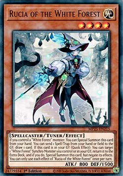 Rucia of the White Forest - MP25-EN215 - Ultra Rare 1st Edition