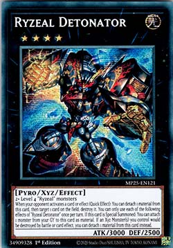 Ryzeal Detonator - MP25-EN121 - Prismatic Secret Rare 1st Edition