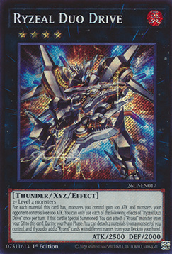 Ryzeal Duo Drive - 26LP-EN017 - Secret Rare 1st Edition