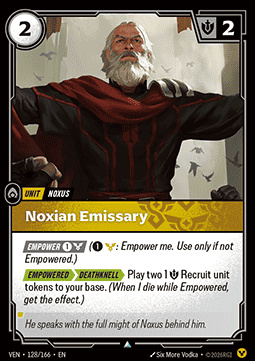 Noxian Emissary - 128/166 - Uncommon