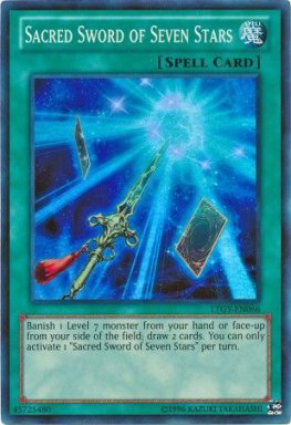 Sacred Sword of Seven Stars - LTGY-EN066 - Super Rare 1st Edition
