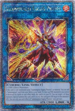 Salamangreat Raging Phoenix - RA04-EN083 - Quarter Century Secret Rare 1st Edition