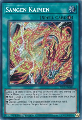 Sangen Kaimen - 25LP-EN008 - Secret Rare 1st Edition