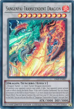 Sangenpai Transcendent Dragion - 25LP-EN007 - Ultra Rare 1st Edition