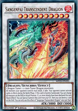 Sangenpai Transcendent Dragion - MP25-EN191 - Ultra Rare 1st Edition