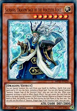 Sauravis, Dragon Sage of the Voiceless Voice - MP25-EN159 - Ultra Rare 1st Edition