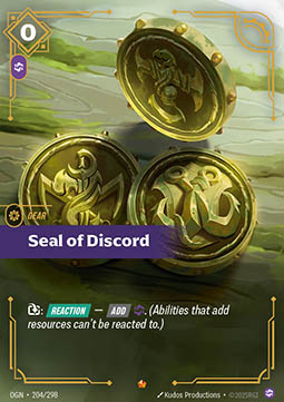 Seal of Discord - 204/298 - Epic