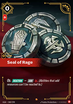 Seal of Rage - 040/298 - Epic