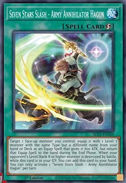 Seven Stars Slash - Army Annihilator Hagun - ALIN-EN069 - Common 1st Edition