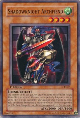 Shadowknight Archfiend - DCR-EN068 - Common Unlimited (25th Reprint)