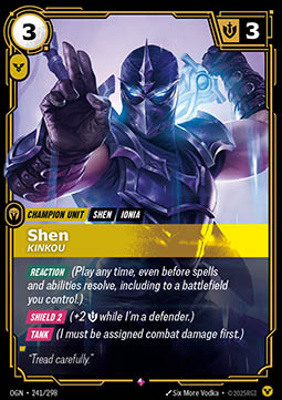Shen, Kinkou - 241/298 - Rare