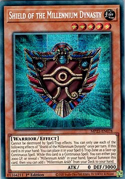 Shield of the Millennium Dynasty - MP25-EN078 - Prismatic Secret Rare 1st Edition