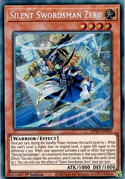 Silent Swordsman Zero - MP25-EN059 - Prismatic Secret Rare 1st Edition