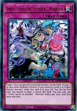 Sinful Spoils of Slumber - Morrian - MP25-EN202 - Ultra Rare 1st Edition