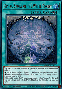 Sinful Spoils of the White Forest - MAMO-EN099 - Ultra Rare 1st Edition